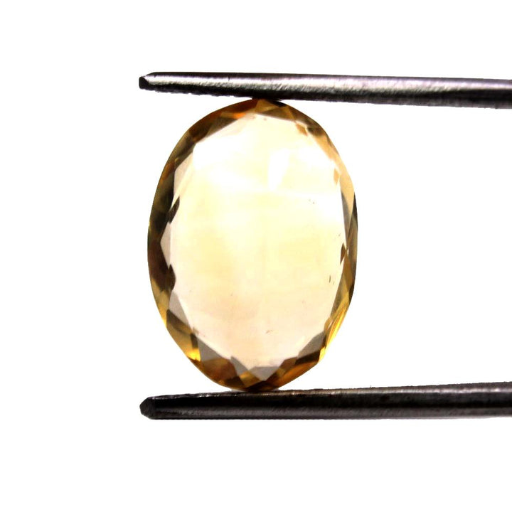 3.9Ct Natural Yellow Citrine (Sunella) Oval Cut Gemstone