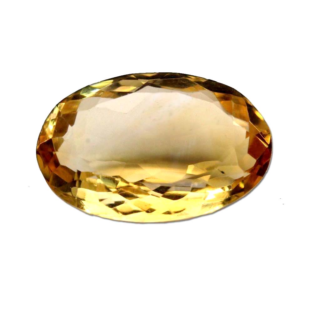 3.65Ct Natural Yellow Citrine (Sunella) Oval Cut Gemstone