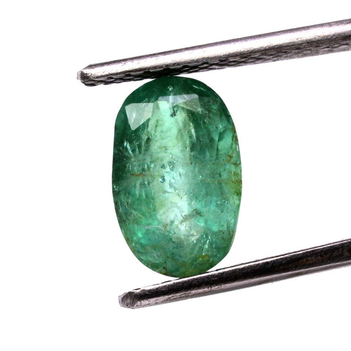 2.8Ct Natural Green Oval (Panna) Oval Cut Gemstone