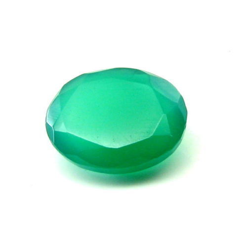 Certified 5.70Ct Natural Green Onyx Oval Cut Gemstone (Emerald Substitute)