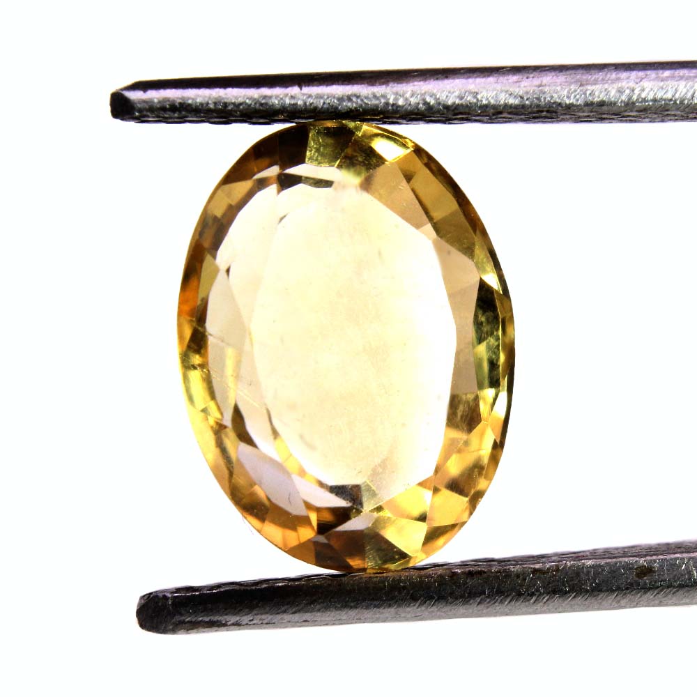 2.75Ct Natural Yellow Citrine (Sunella) Oval Cut Gemstone
