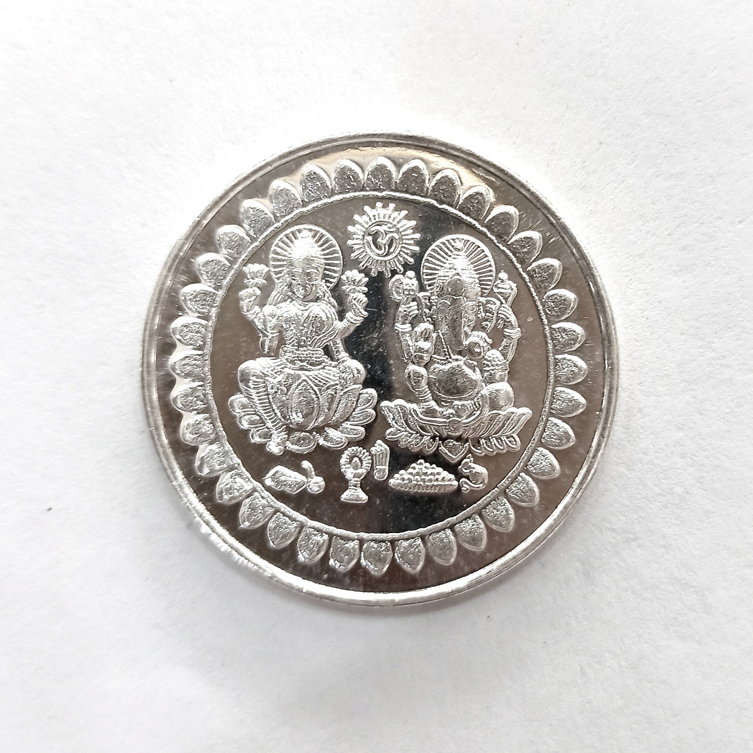 Pure Silver Coin 999 BIS Halmarked Laxmi Ganesha – Karizma Jewels