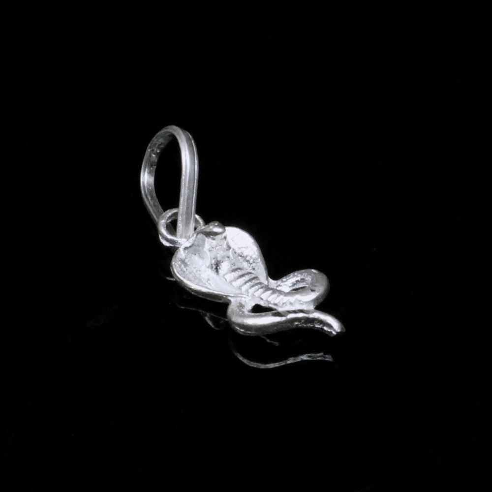 Pure Sterling Silver Snake Pendant Unisex