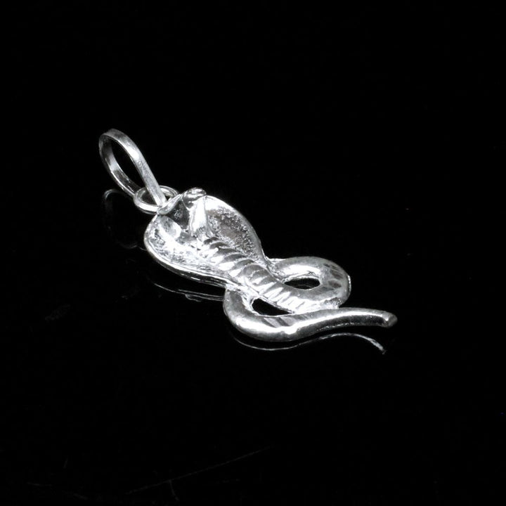 Pure Sterling Silver Snake Pendant Unisex