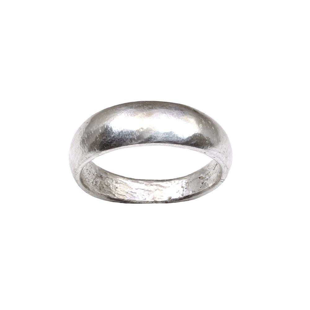 Silver Jointless Plain Ring for astrological and red book remedies by Karizma Jewels.
