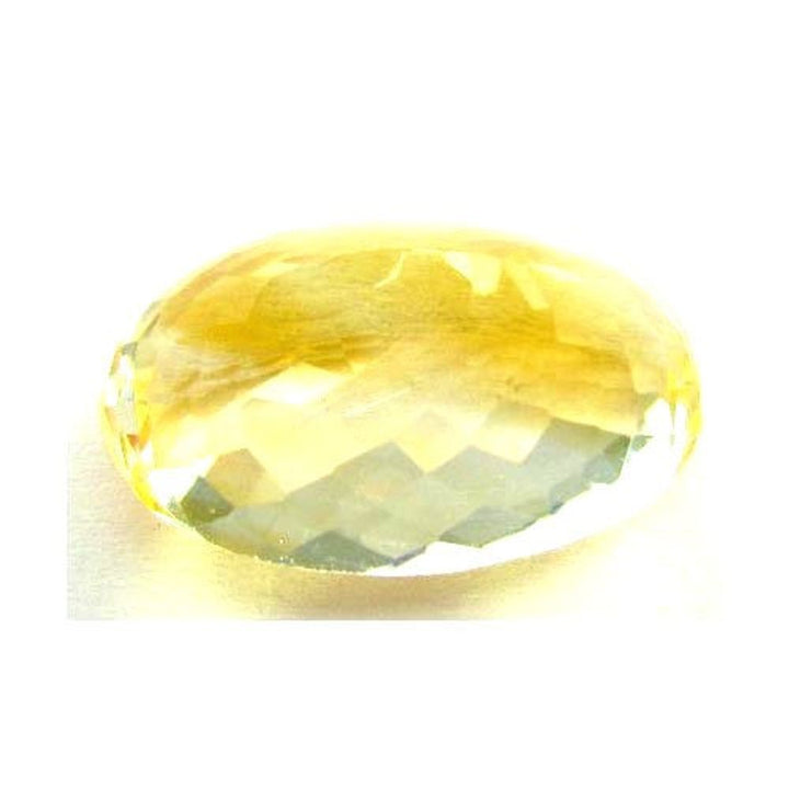 16.1Ct Natural Yellow Citrine Oval Cut Gemstone Sun Ella For Jupiter