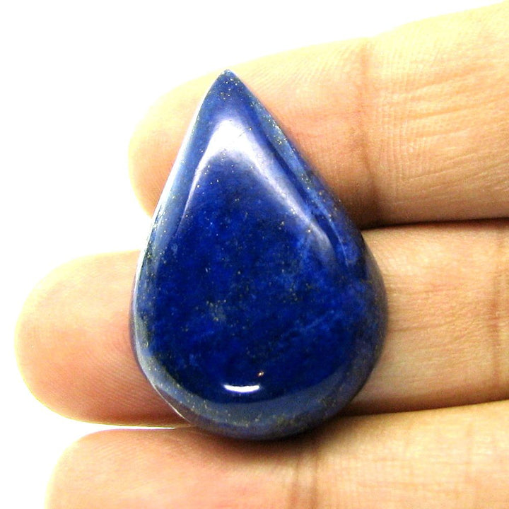 42.2Ct 100% Natural Blue Untreated Lapis Lazuli Pear Cabochon Loose Gemstone