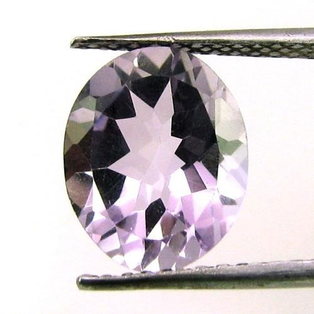 3.15Ct Natural Amethyst (Katella) Oval Faceted Purple Gemstone