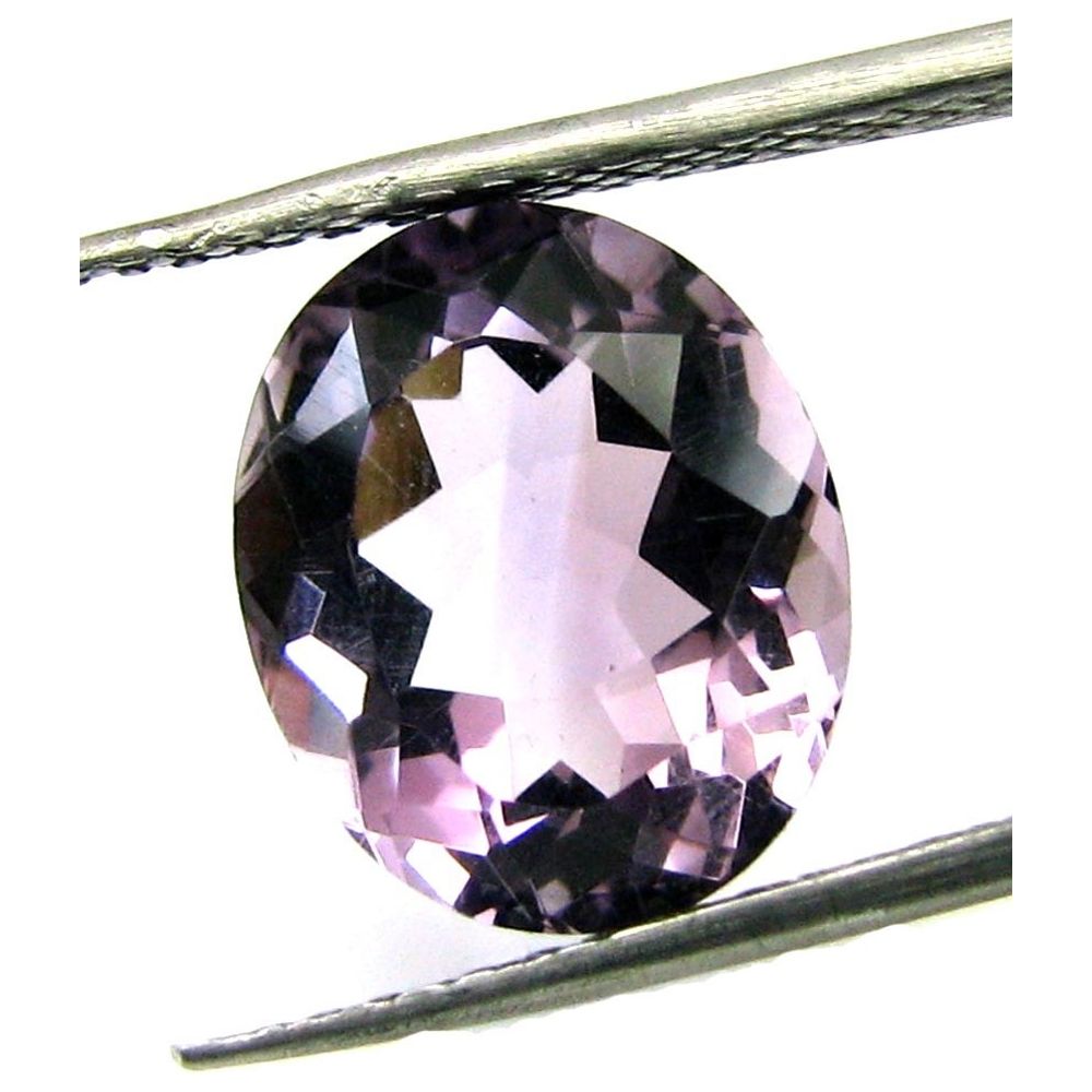 Certified 4.55Ct Natural Amethyst (Katella) Oval Faceted Gemstone