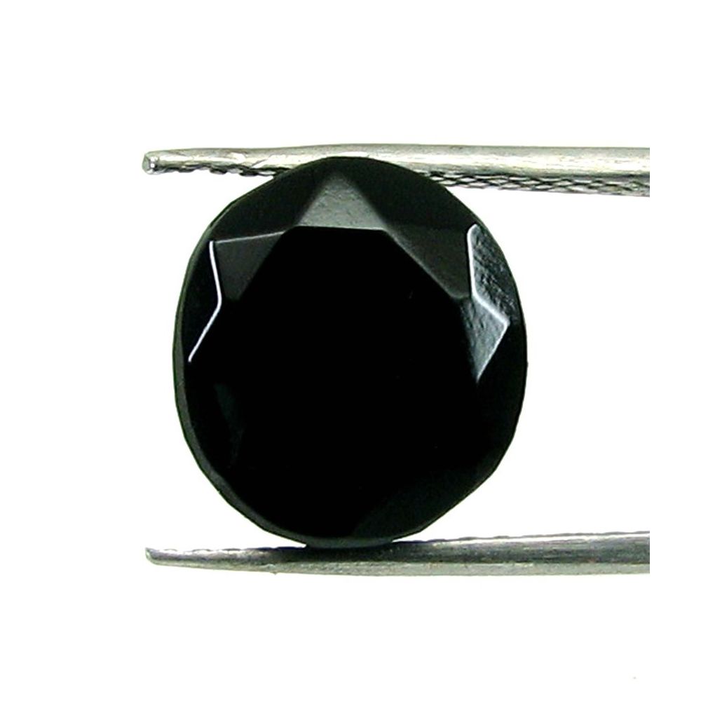 6.20Ct Natural Black Onyx Oval Cut Gemstone