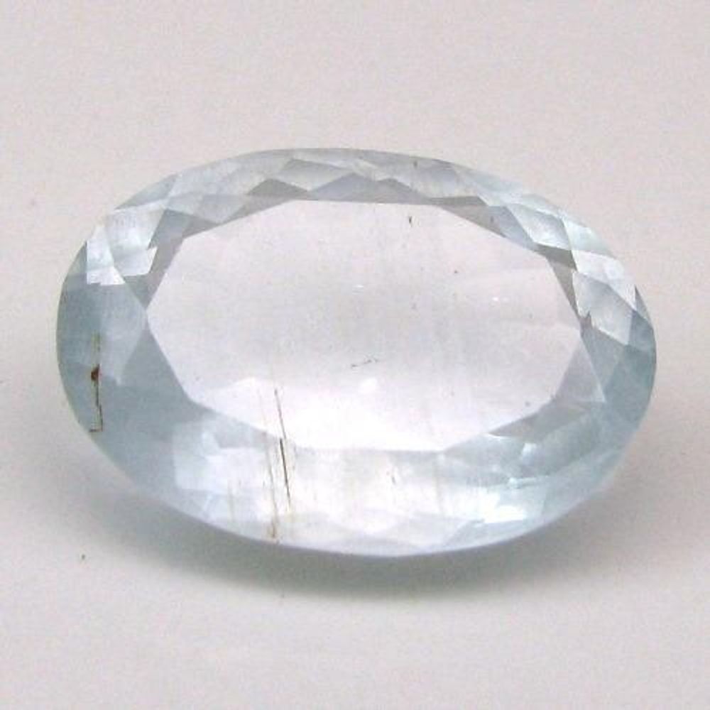 5.2Ct Natural Aquamarine (Barooz) Oval Faceted Gemstone
