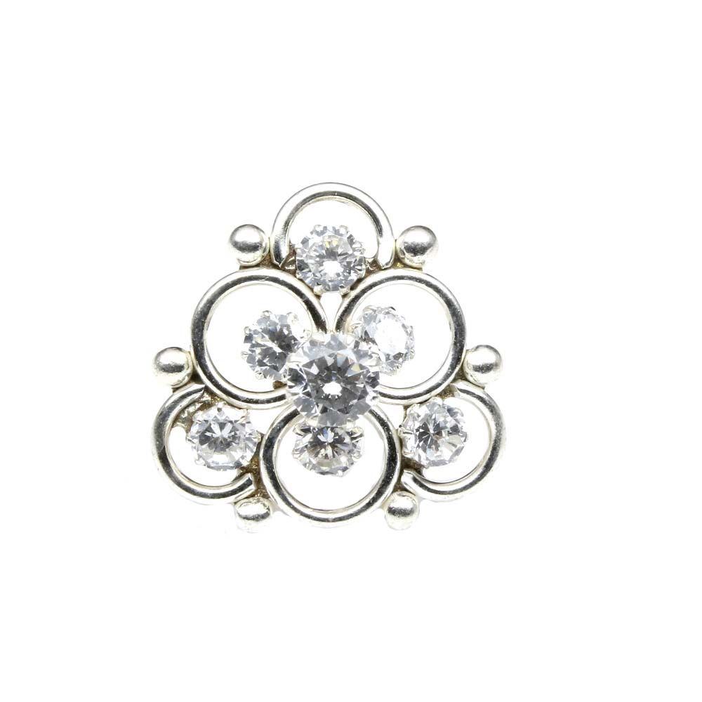 indian-925-sterling-silver-multi-color-cz-studded-nose-ring-push-pin-10467