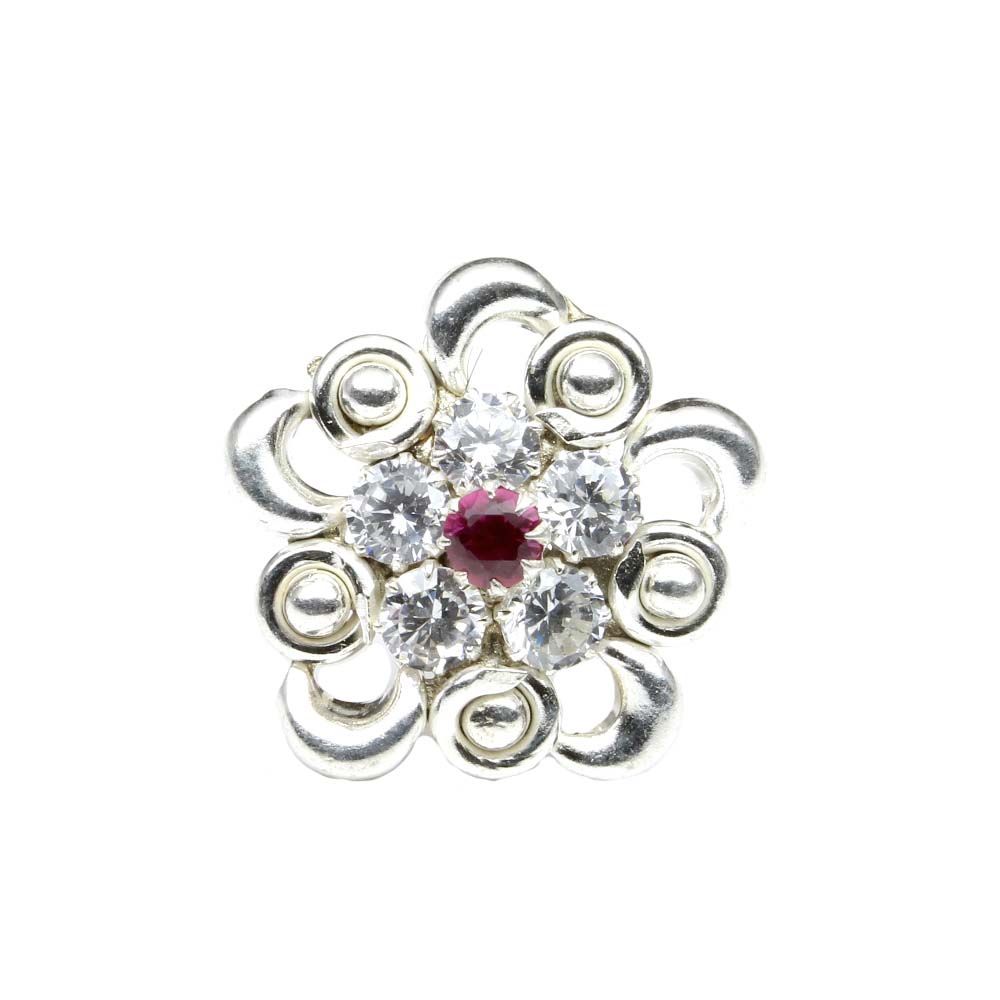 ethnic-indian-925-sterling-silver-pink-white-cz-studded-nose-ring-push-pin-10469