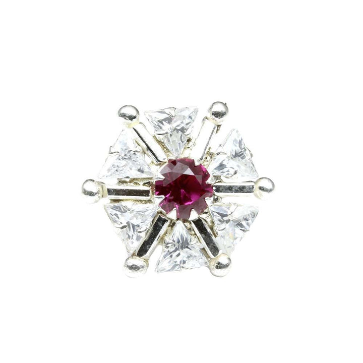 ethnic-indian-925-sterling-silver-pink-white-cz-studded-nose-ring-push-pin-10499