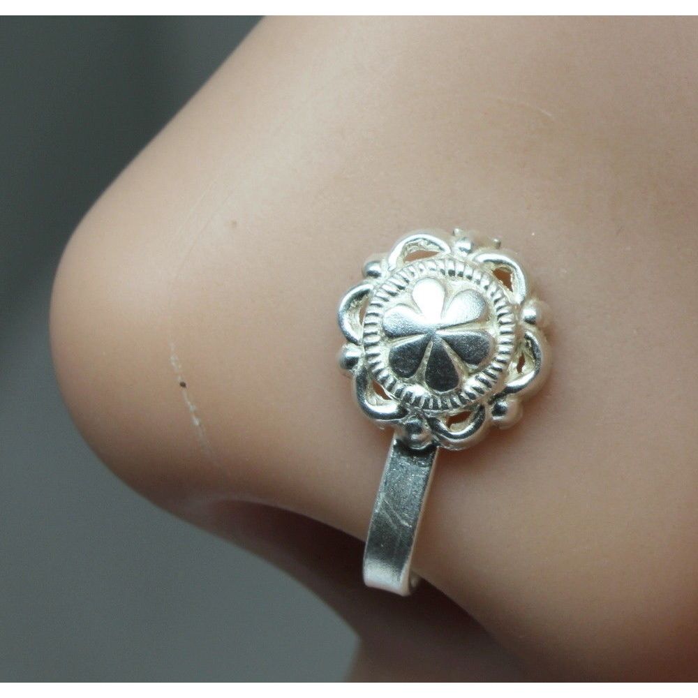 handmade-indian-daisy-clip-on-nose-rings-stud-sterling-silver-mothers-day