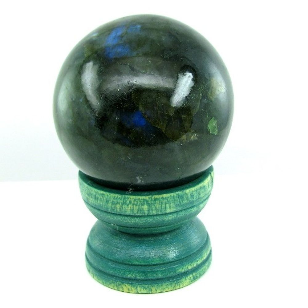 1995CT-63mm-Natural-Labradorite-Gemstone-Sphere-Crystal-Ball-Healing-Free-Stand