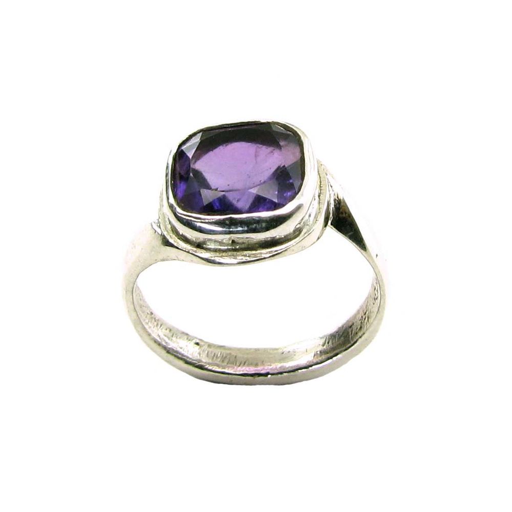 Min Rashi Ring Buy Purple Amethyst Rashi Silver Ring At Best Priced – Karizma Jewels