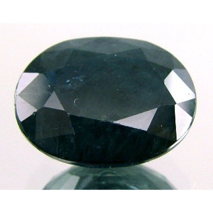 Top Lustrous 7.2Ct Precious Natural Bangkok Blue Sapphire Oval Faceted Gemstone