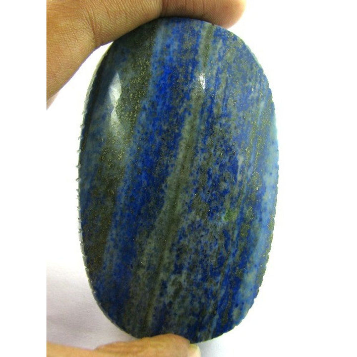 HUGE Collectible 1227Ct Natural Untreated Blue Lapis Lazuli Oval Hand Carved Gem