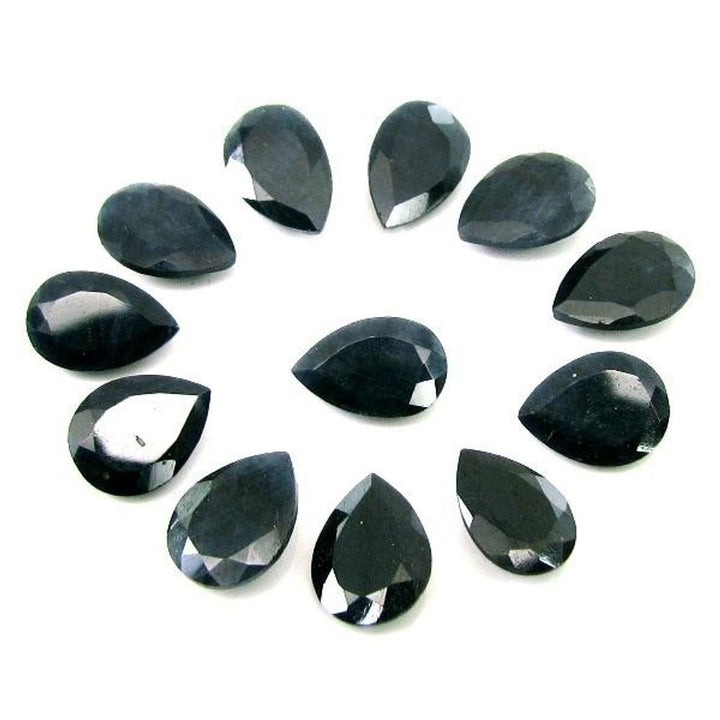 68.2Ct-5pc-Lot-Of-Natural-Earth-Mined-Blue-Sapphire-Pear-Faceted-Gemstones