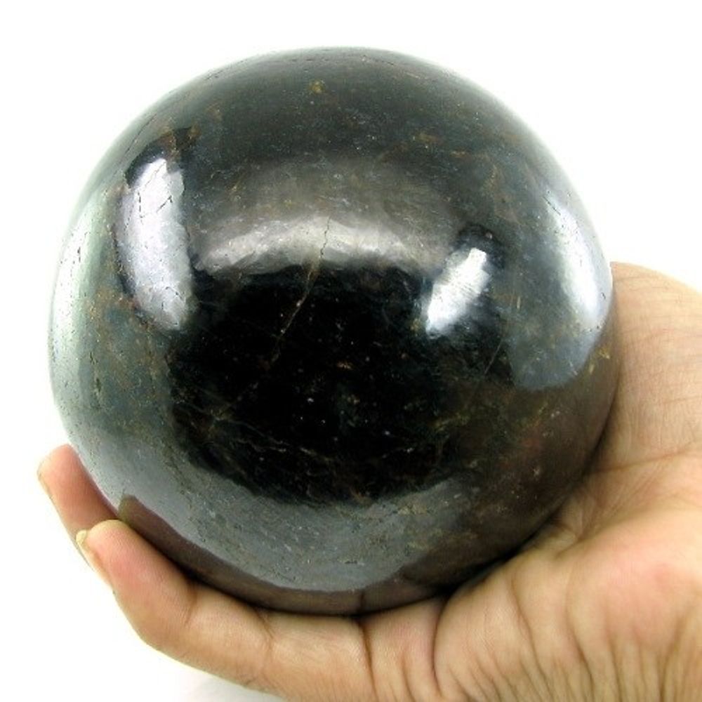 8105Ct 86mm Natural Granet Gemstone Sphere Crystal Ball Healing Ball