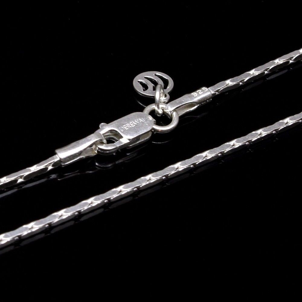 Real Sterling Silver Link Design Chain 18&quot; Neck chain