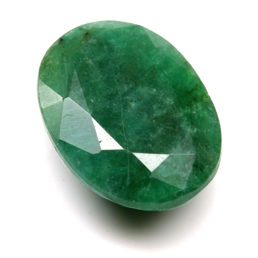 8.75Ct Natural Brazilian Green Emerald Panna Oval Cut Gemstone