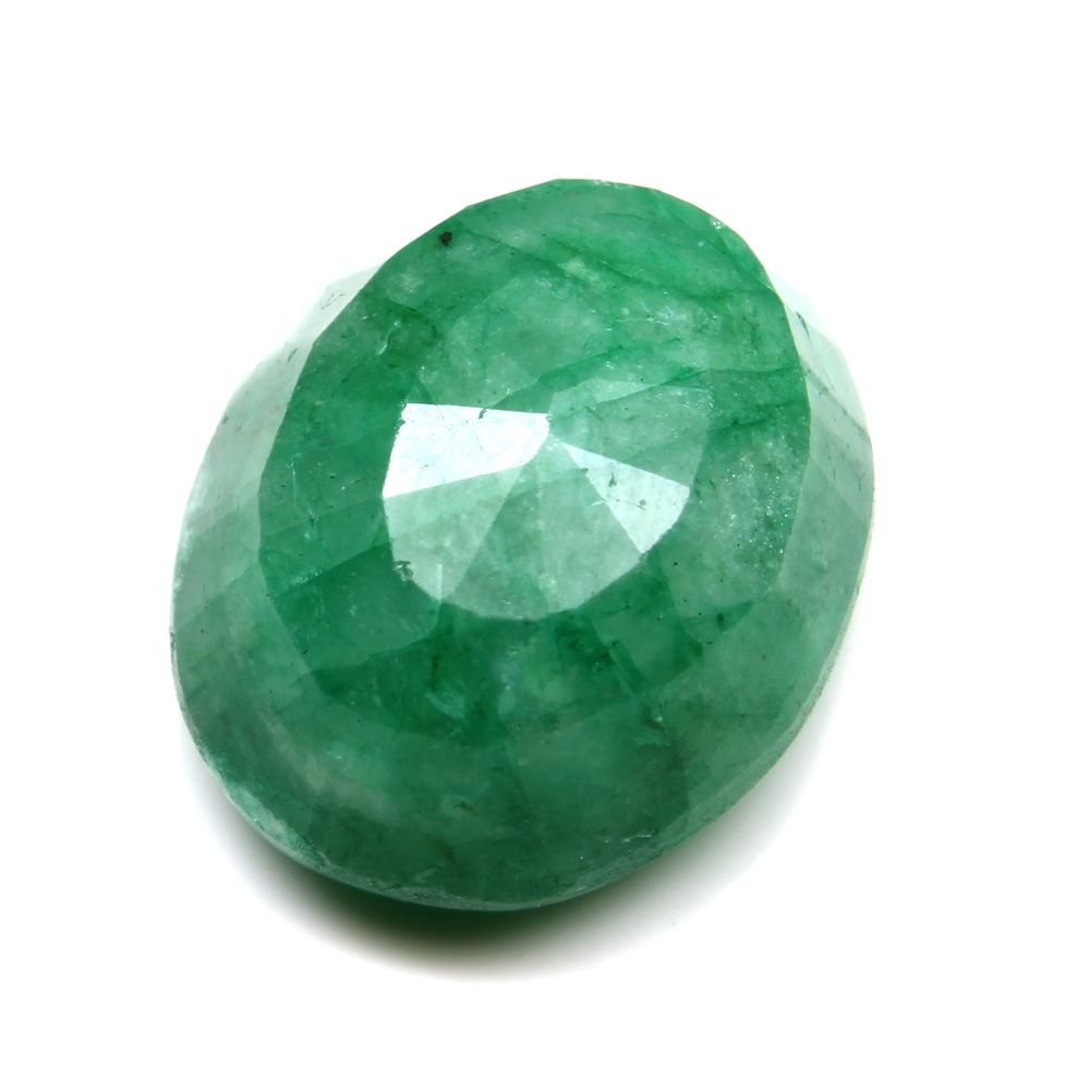 8.35Ct Natural Brazilian Green Emerald Panna Oval Cut Gemstone