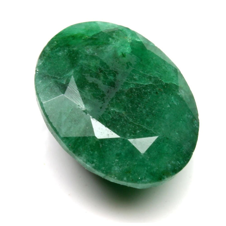 6.90Ct Natural Brazilian Green Emerald Panna Oval Cut Gemstone