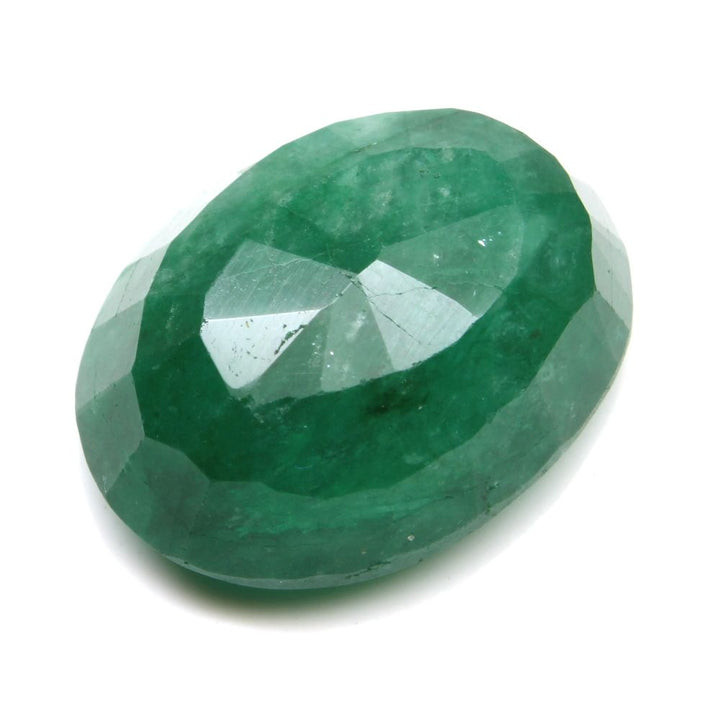 10.85Ct Natural Brazilian Green Emerald Panna Oval Cut Gemstone