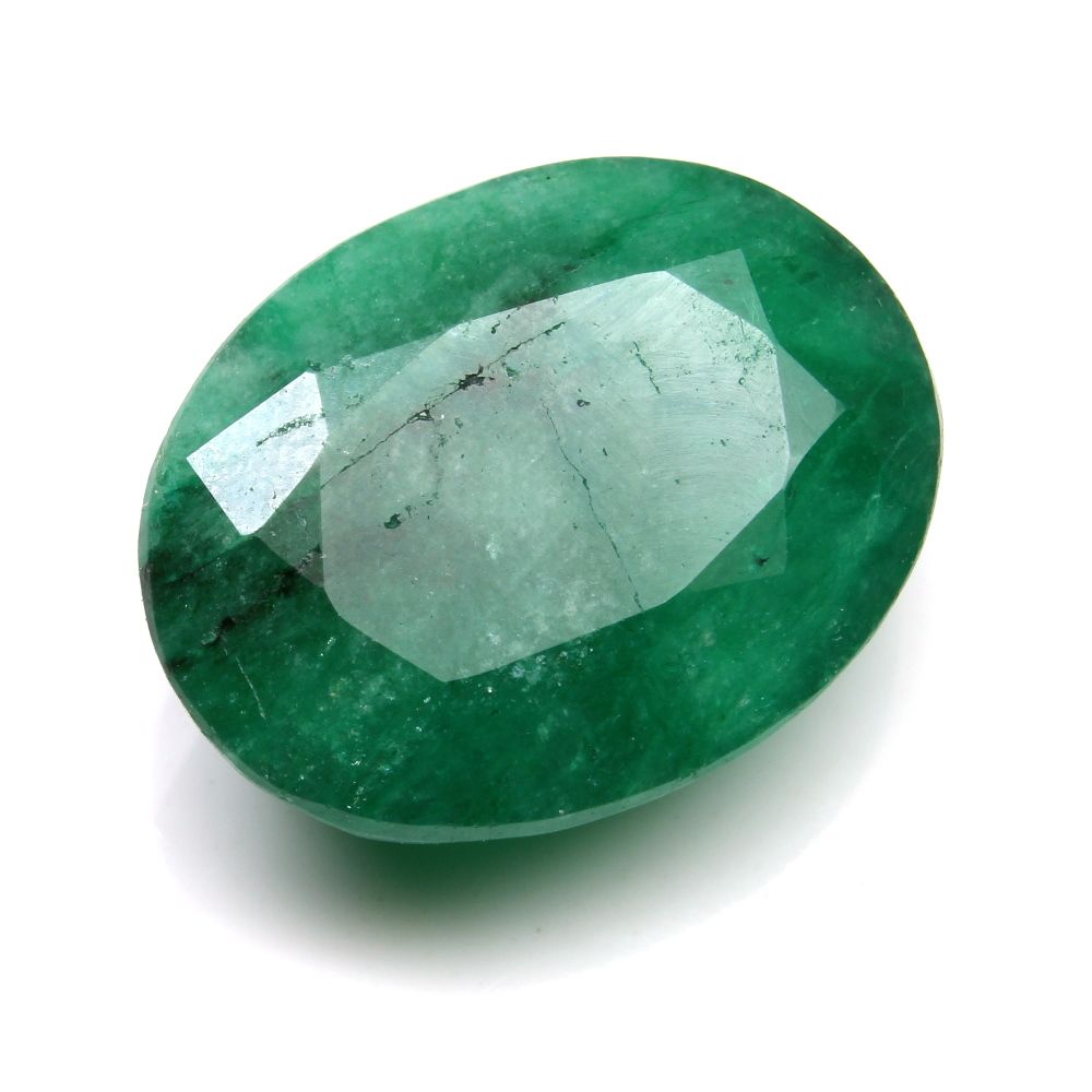10.85Ct Natural Brazilian Green Emerald Panna Oval Cut Gemstone