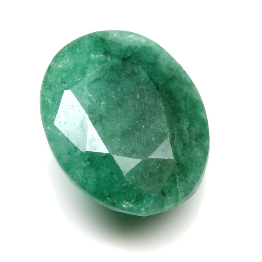 9.10Ct Natural Brazilian Green Emerald Panna Oval Cut Gemstone