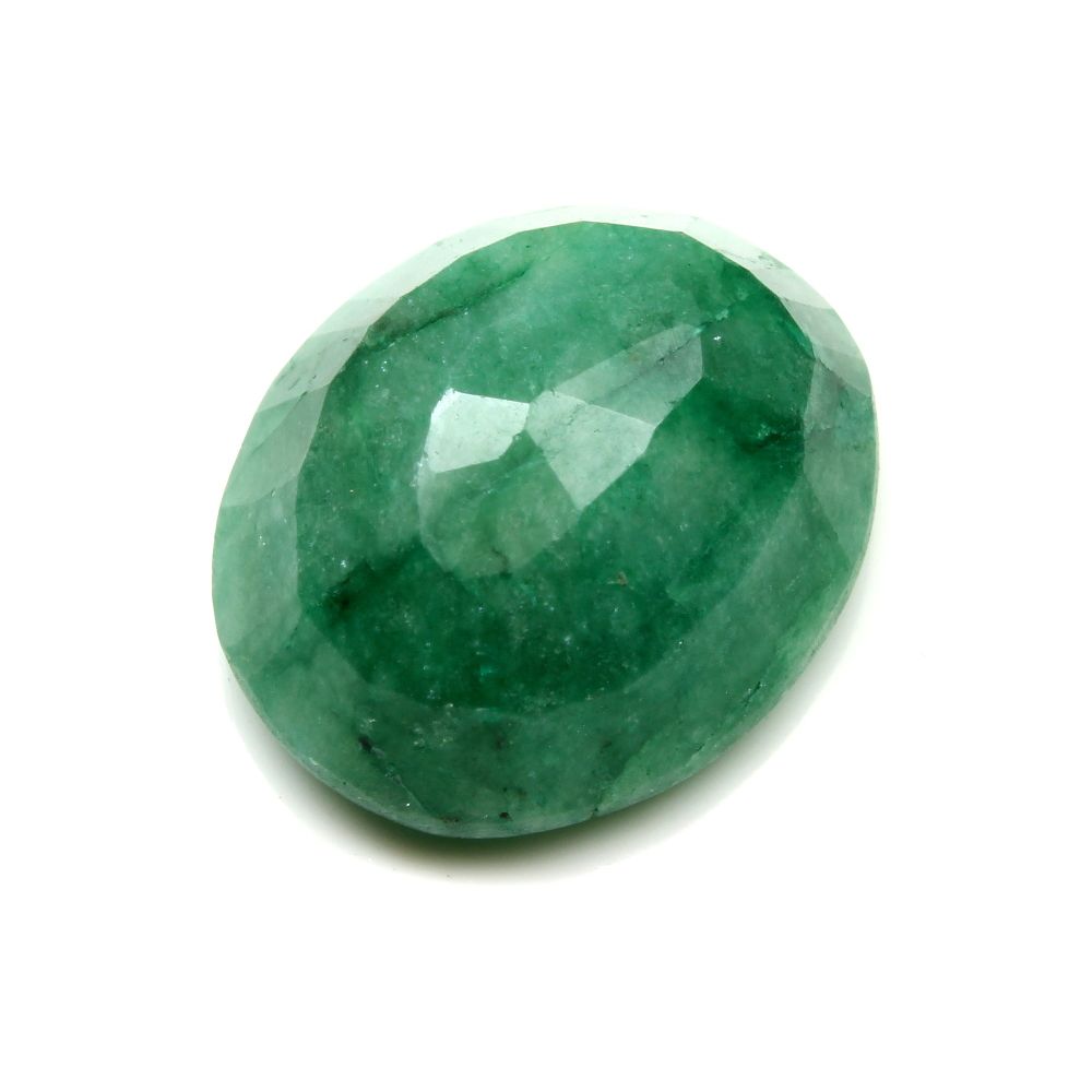 6.35Ct Natural Brazilian Green Emerald Panna Oval Cut Gemstone