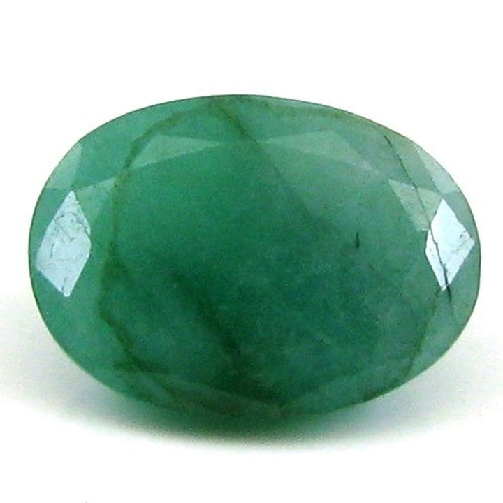 Certified-3.85Ct--Natural-Green-Emerald-(Panna)-Oval-Cut--Gemstone