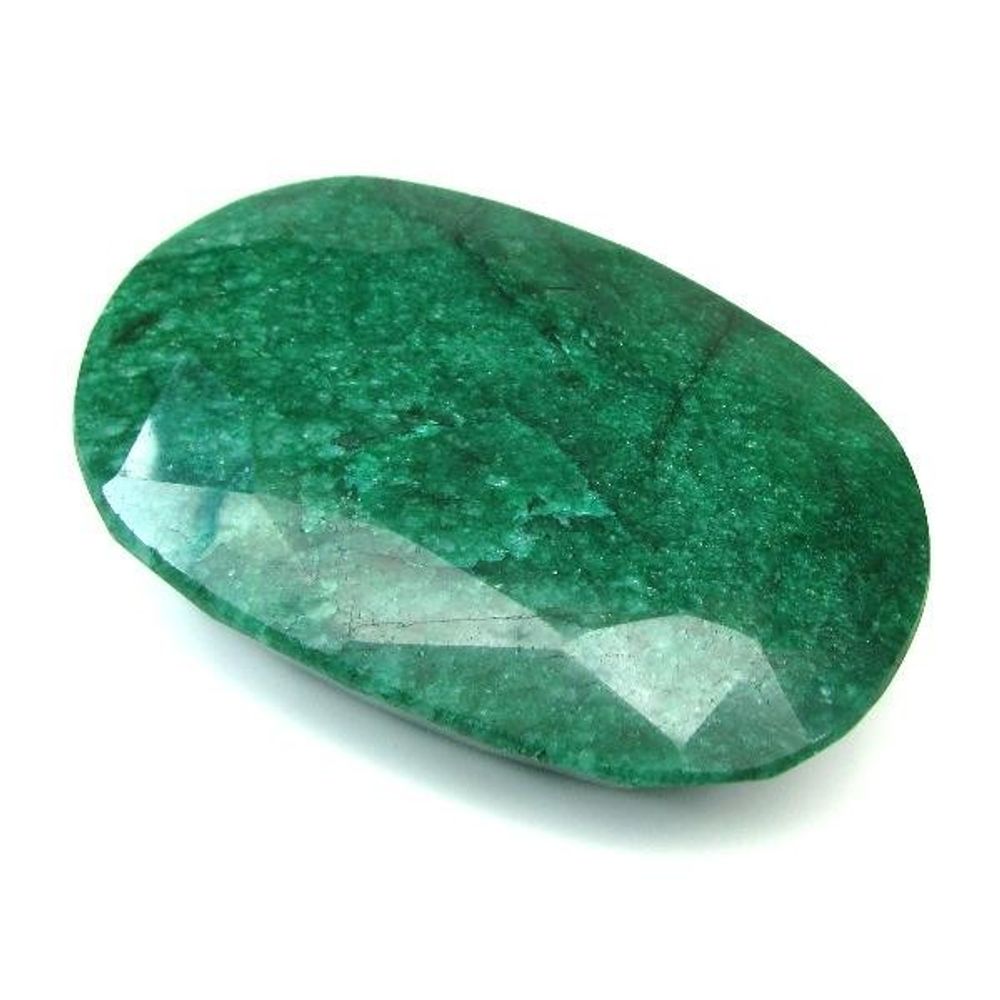 Rare-Huge-952Ct-Natural-Brazilian-Green-Emerald-Oval-Shape-Faceted-Gemstone