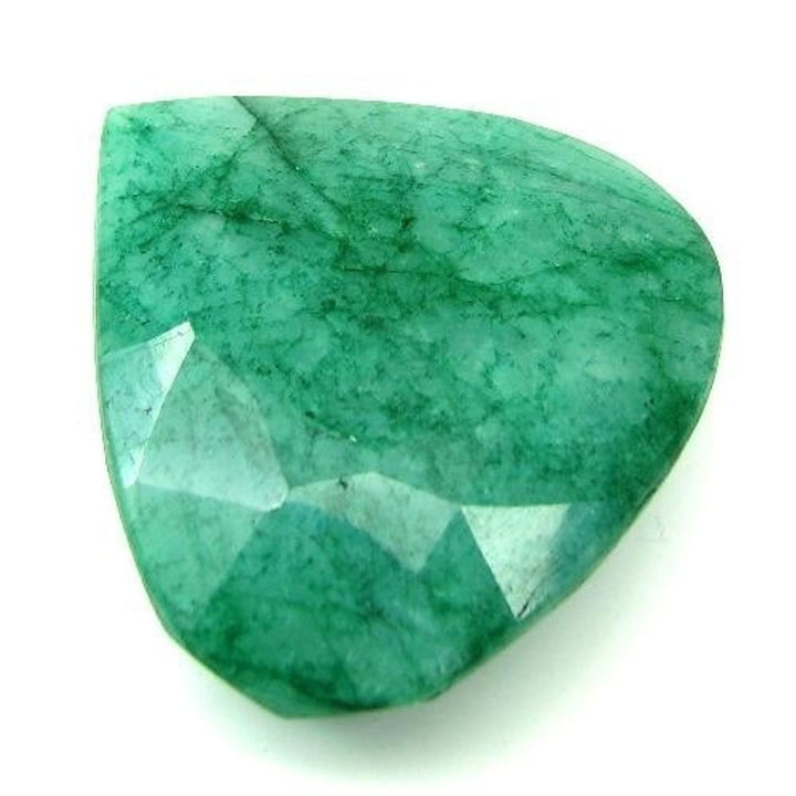 145.6Ct Natural Brazilian Green Emerald Pear Shape Faceted Gemstone