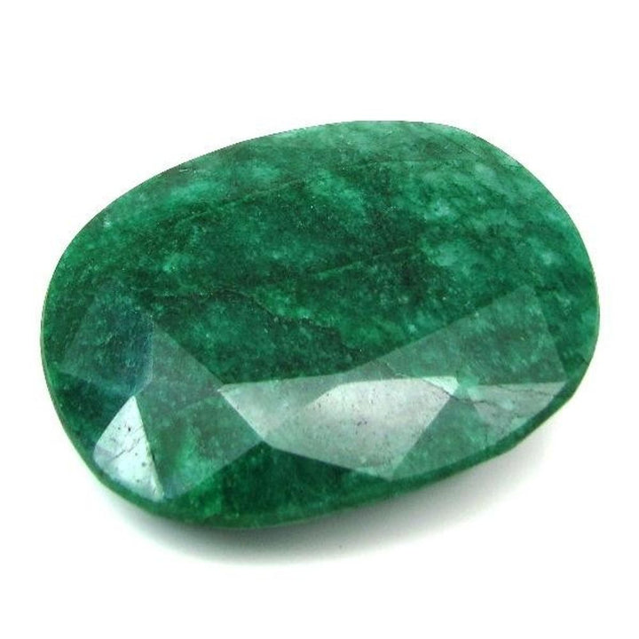 Rare Huge 628Ct Natural Brazilian Green Emerald Oval Shape Faceted Gemstone