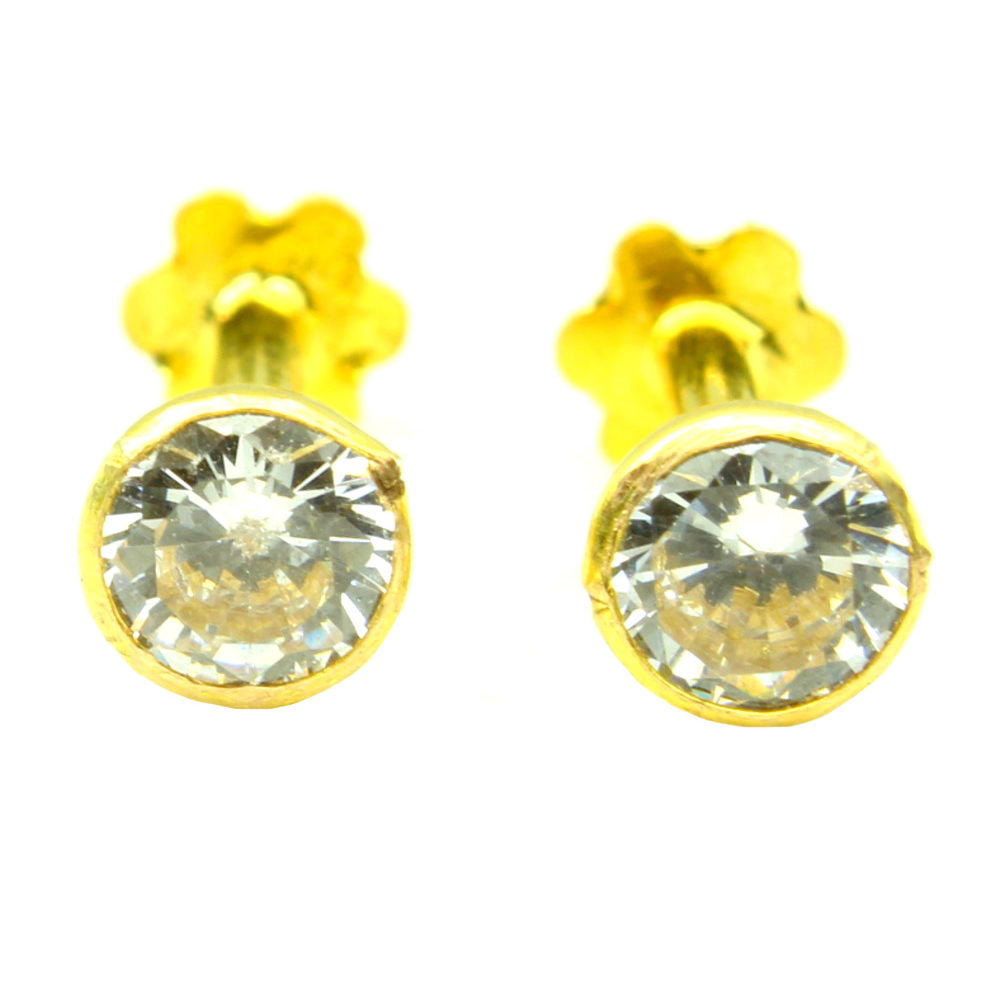 indian-style-cz-studded-ear-studs-pair-14k-solid-real-gold-screw-back