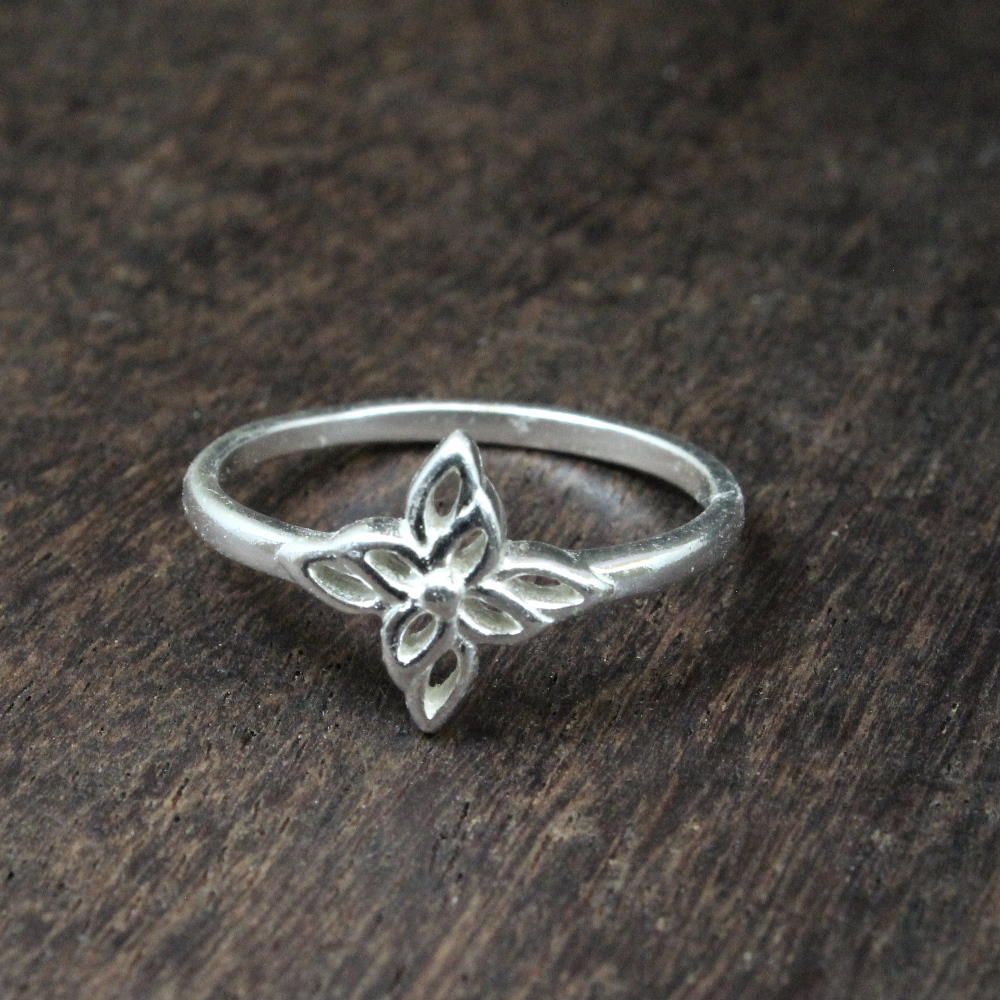Cute Real 925 Sterling Silver Women Ring