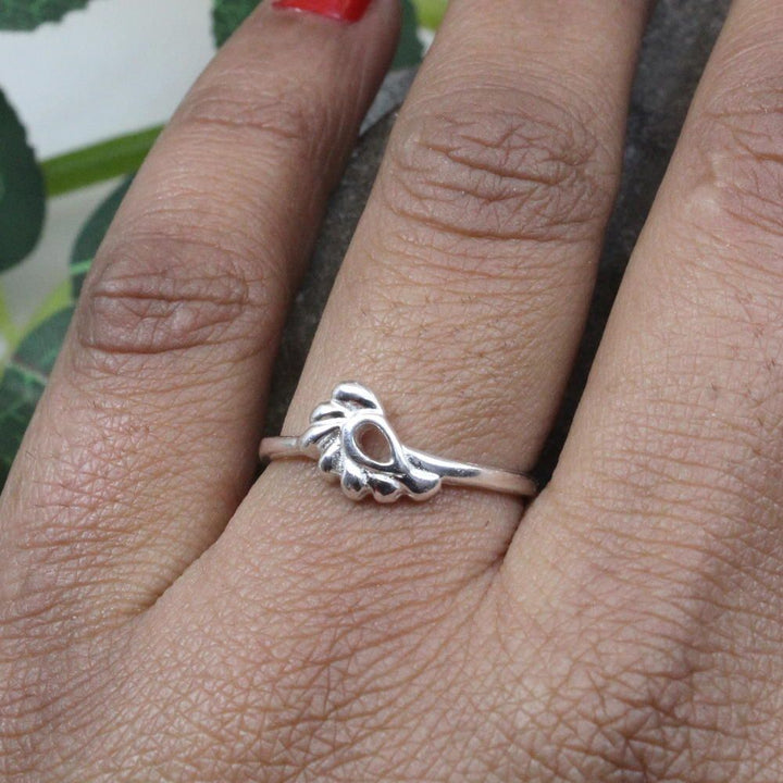Real Solid Sterling Silver Women Finger Ring