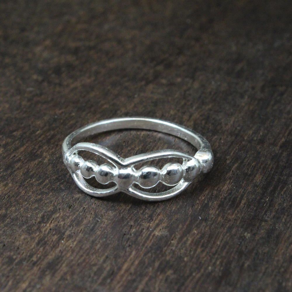 Cute Real 925 Sterling Silver Women Finger Ring