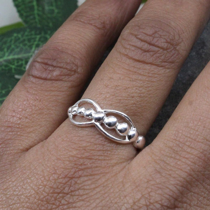 Cute Real 925 Sterling Silver Women Finger Ring