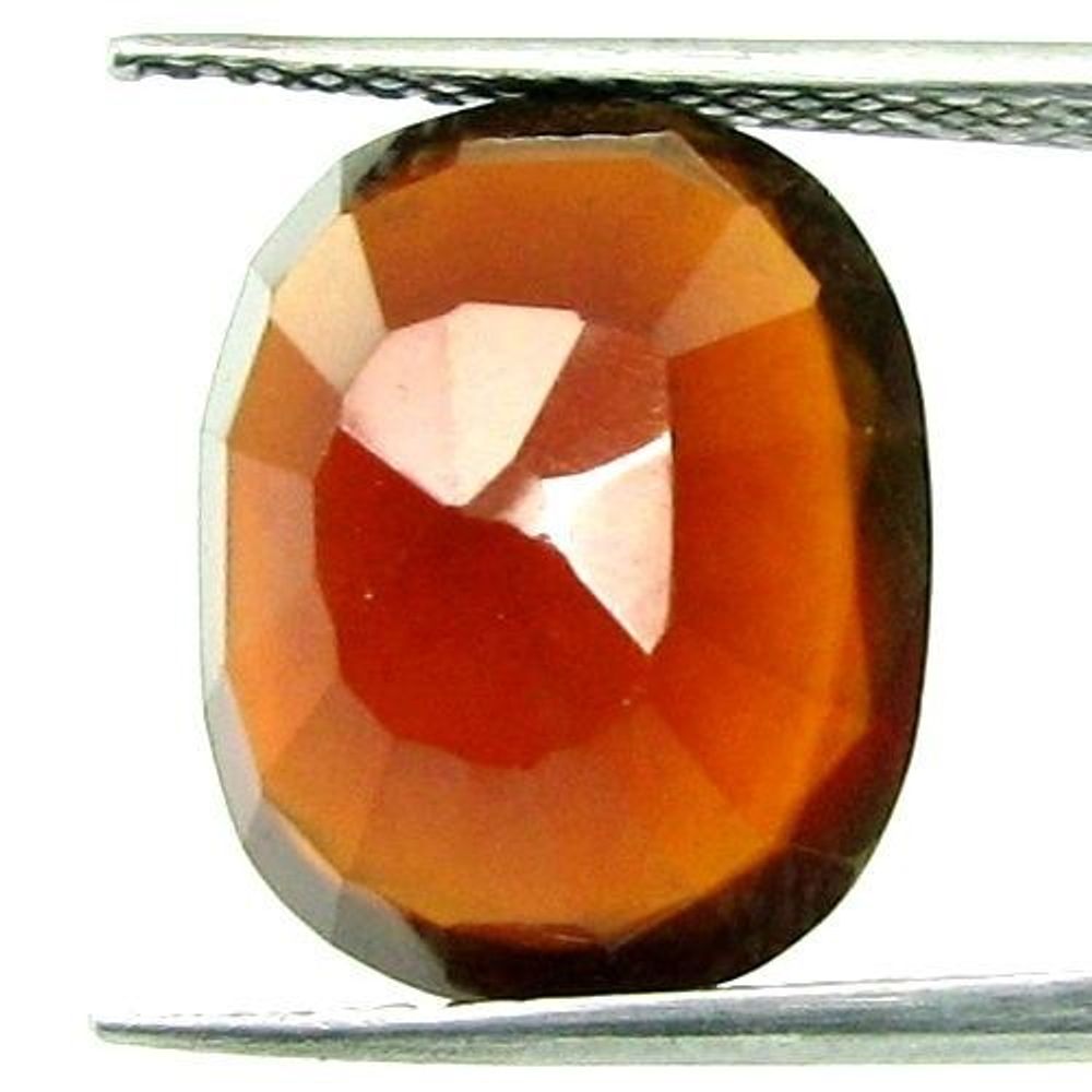 Certified 11.79Ct Natural GOMEDH Hessonite Garnet Cushion Mix Faceted Gemstone