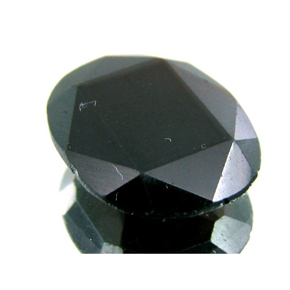 7.3Ct-Natural-Kala-Gomedh-Black-(Hessonite-Garnet)-Emerald-Faceted-Gemstone