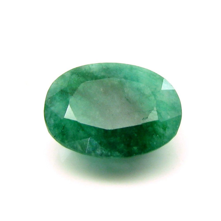 5.9Ct Natural Brazilian Green Emerald Oval Cut Gemstone