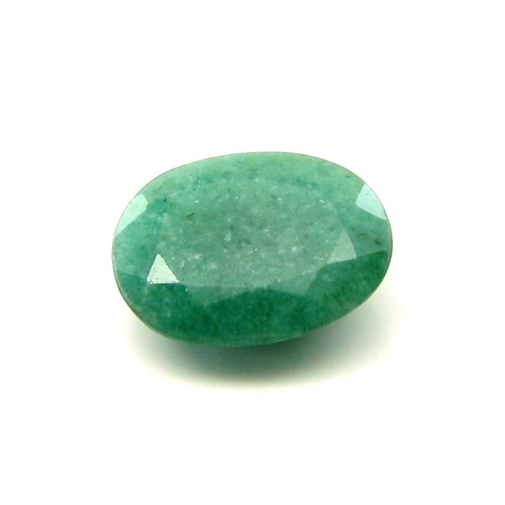 3.4Ct Natural Brazilian Green Emerald Oval Cut Gemstone