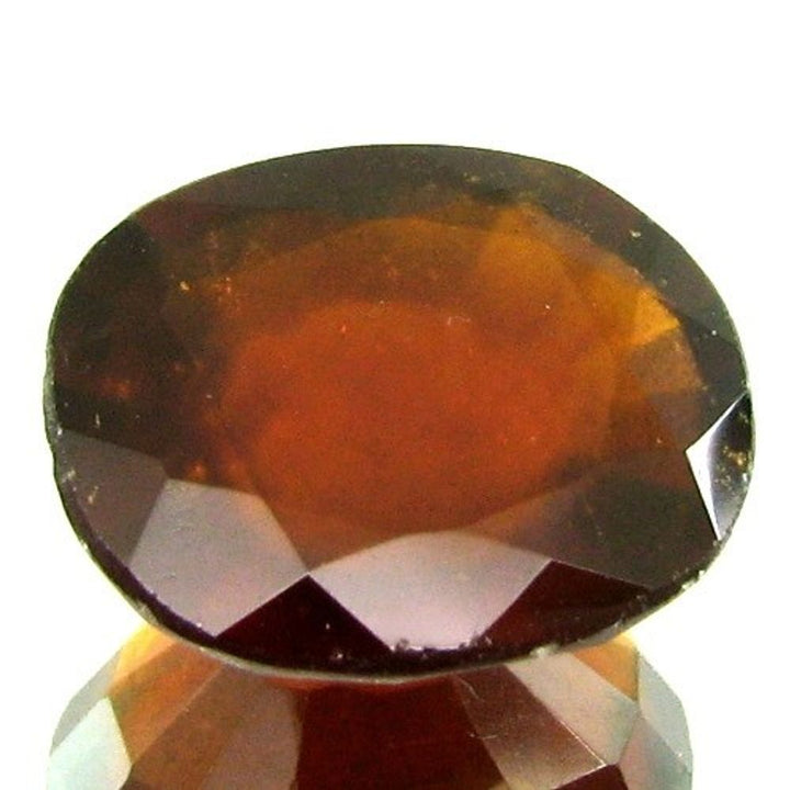 Certified-10.66Ct-Natural-GOMEDH-(Hessonite)-Oval-Faceted-Gemstone