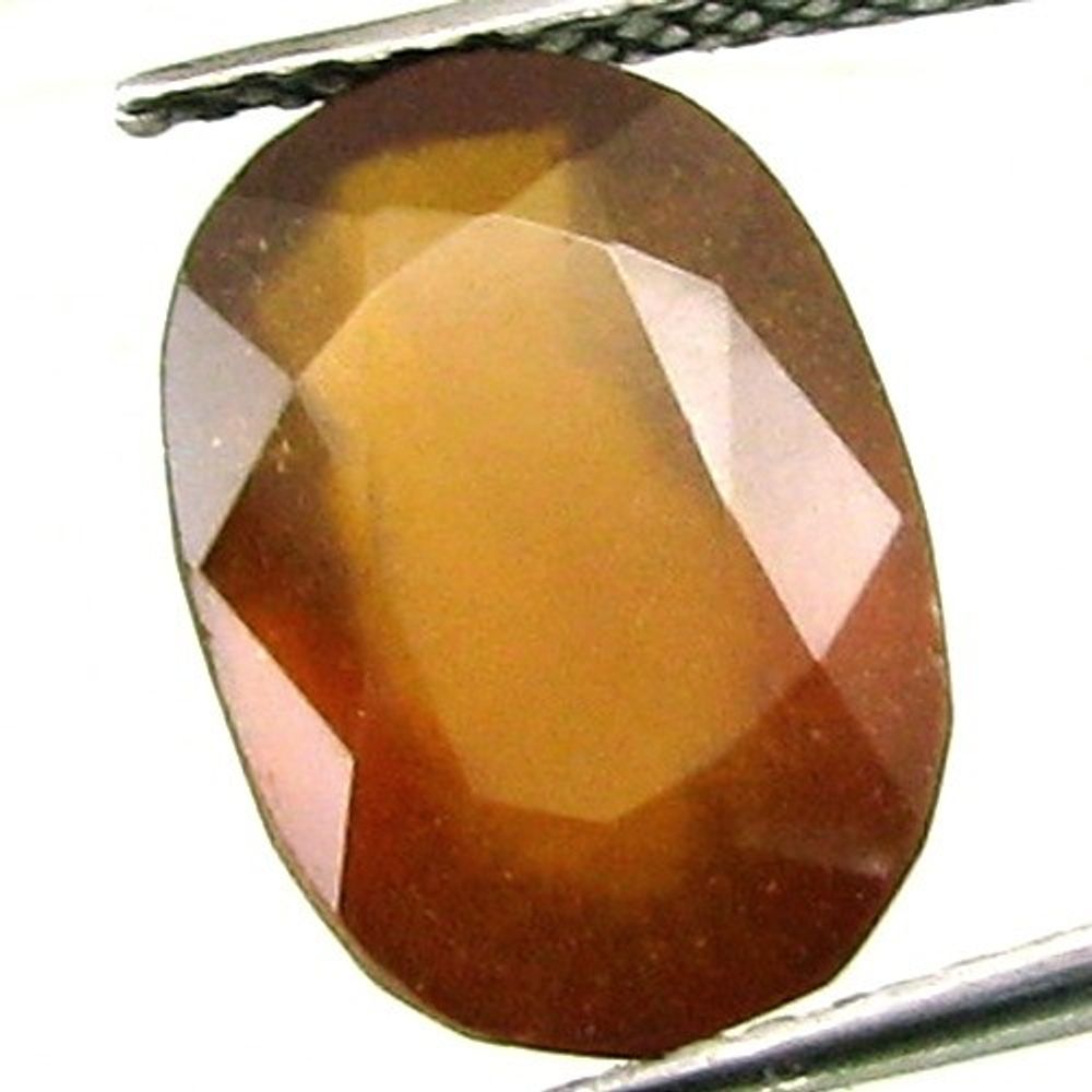 Certified 6.94Ct Natural Gomedh (Hessonite) cushion mix Faceted Gemstone
