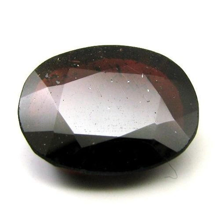 CERTIFIED-8.68Ct--Natural-Garnet-Gomedh-Oval-Faceted-Astrology-Gemstone