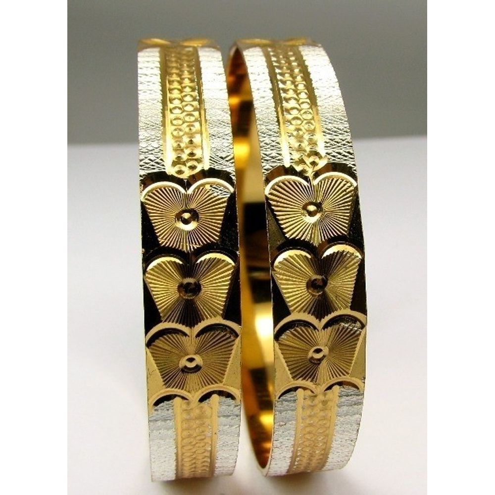 Gold-Plated-Bridal-Fashion-Jewelry-Bracelet-Set-Size-2.8